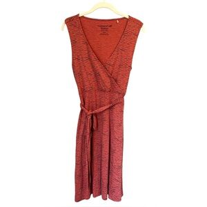 Topshop Red Knit Midi Dress